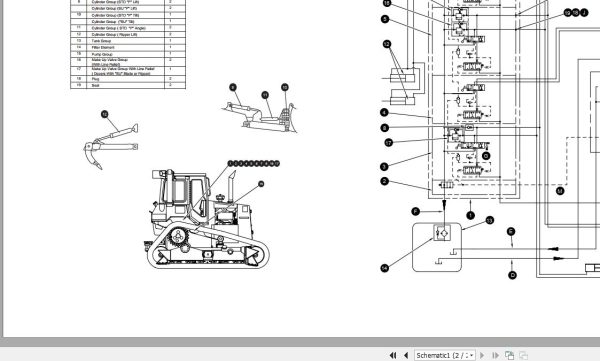 Caterpillar Track Type Tractor D5M 6AS Operators Service Manual Schematics 5