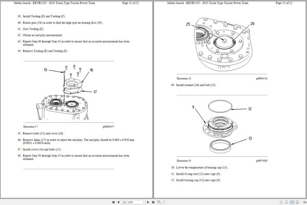 Caterpillar Track Type Tractor D5N AGG Operators Service Manual Schematics 2