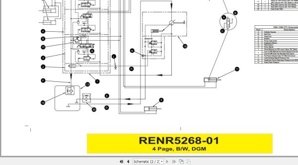 Caterpillar Track Type Tractor D5N CFH Operators Service Manual Schematics 5