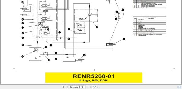 Caterpillar Track Type Tractor D5N CKT Operators Service Manual Schematics 5