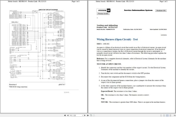 Caterpillar Track Type Tractor D6C 46J Operators Maintenance Service Manual 3