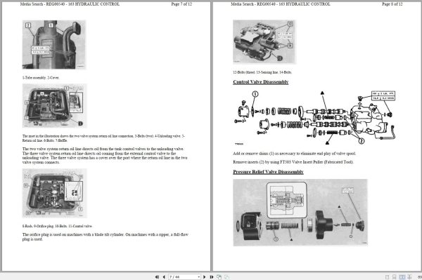 Caterpillar Track Type Tractor D6C 49V10841 Operators Maintenance Service Manual 3
