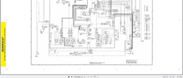 Caterpillar Track Type Tractor D6H 4RC Operators Service Manual Schematics 4