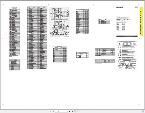 Caterpillar Track Type Tractor D6R III GMT Operators Service Manual Schematics 3