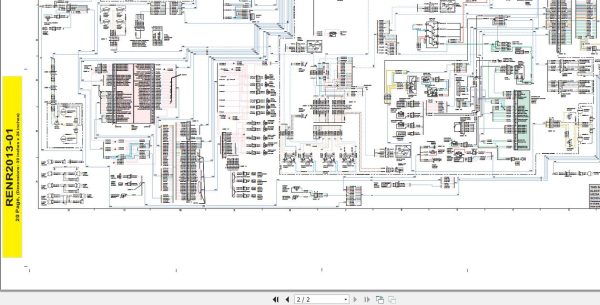Caterpillar Track Type Tractor D7R 2EN Operators Service Manual Schematics 4
