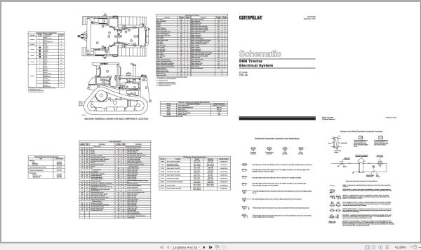 Caterpillar Track Type Tractor D8N 5TJ Testing Disassembly and Assembly and Schematics 3