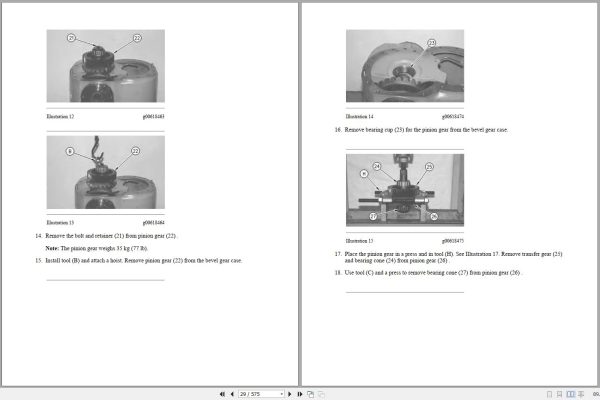 Caterpillar Track Type Tractor D8R 7XM Operators Service Manual Schematics 2