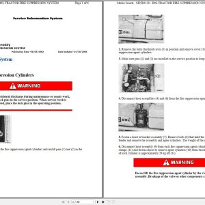 Caterpillar Track Type Tractor D9L 14Y Operators Service Manual Schematics 1