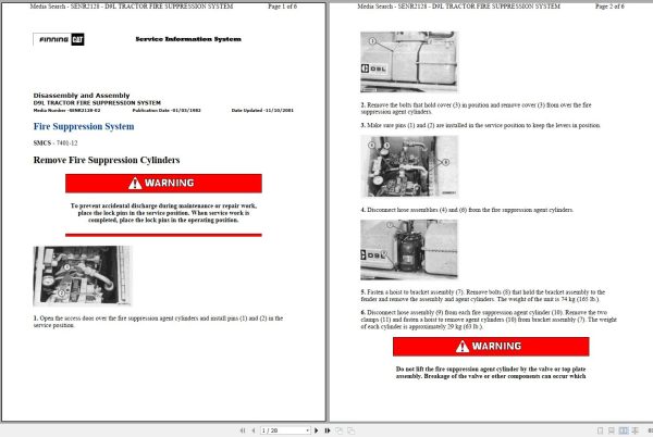 Caterpillar Track Type Tractor D9L 14Y Operators Service Manual Schematics 1