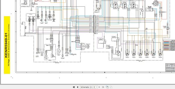 Caterpillar Vibratory Compactor CB 14 DTT Operators Service Manual Schematics 4