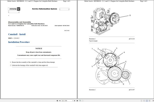 Caterpillar Vibratory Compactor CB 32 320 Operators Service Manual Schematics 2