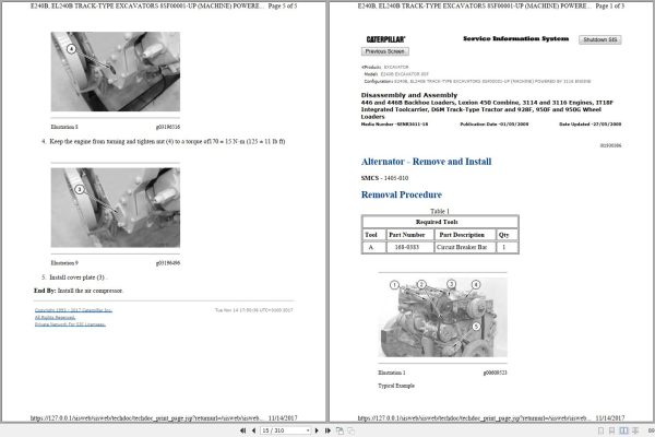 Caterpillar Vibratory Compactor CB 434 3TF 8SF Operators Service Manual Schematics 2