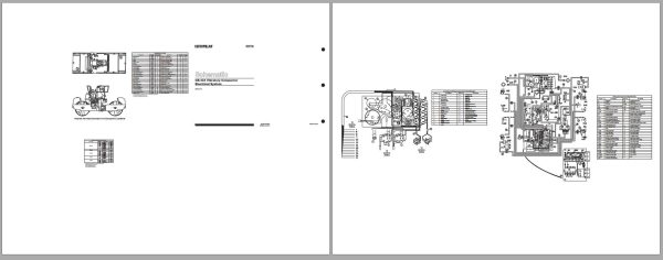 Caterpillar Vibratory Compactor CB 434 3TF 8SF Operators Service Manual Schematics 3