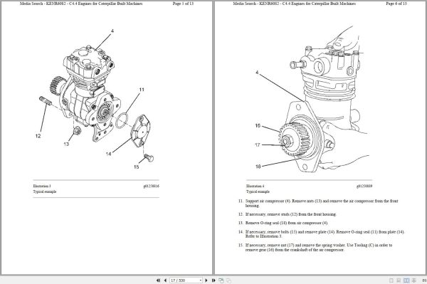 Caterpillar Vibratory Compactor CB 64 CB5 Operators Service Manual Schematics 2