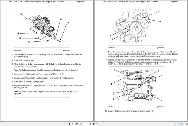 Caterpillar Vibratory Compactor CB564D C6D Operators Service Manual Schematics 2