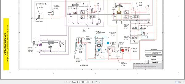 Caterpillar Vibratory Compactor CB564D C6D Operators Service Manual Schematics 5