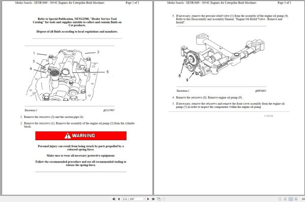 Caterpillar Vibratory Compactor CS 533E ASL Operators Service Manual Schematics 2