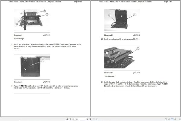 Caterpillar Wheel Dozer 854K 221 Testing Troubleshooting Disassembly and Assembly Manual 2