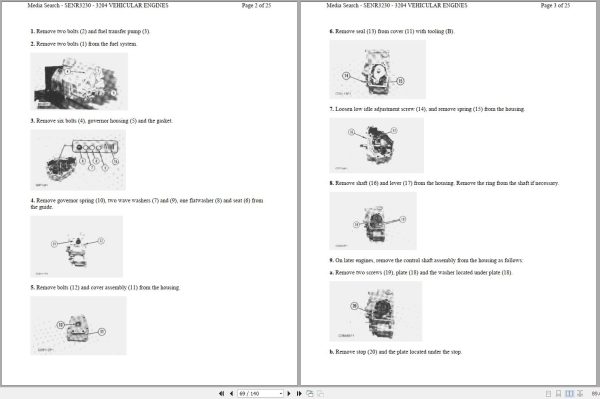 Caterpillar Wheel Loader 916 5KC Operators Service Manual Schematics 2