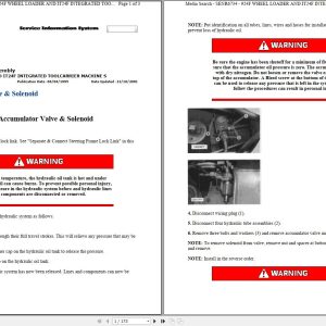 Caterpillar Wheel Loader 924F 5NN Operators Service Manual Schematics 1