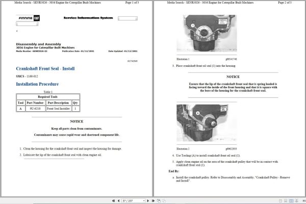 Caterpillar Wheel Loader 924G 9SW Operators Service Manual Schematics 2
