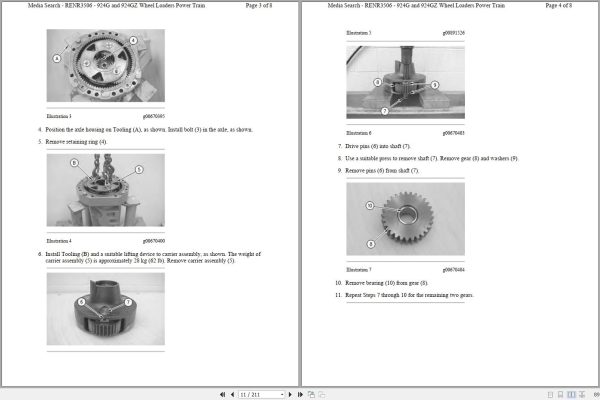 Caterpillar Wheel Loader 924HZ BEF Operators Service Manual Schematics 2