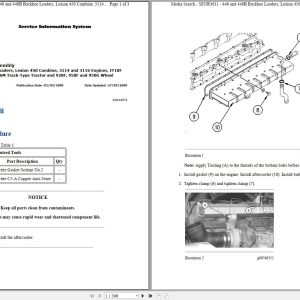Caterpillar Wheel Loader 928F 7YM Operators Service Manual Schematics 1
