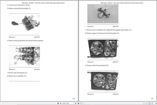 Caterpillar Wheel Loader 928HZ CXK Operators Service Manual Schematics 2