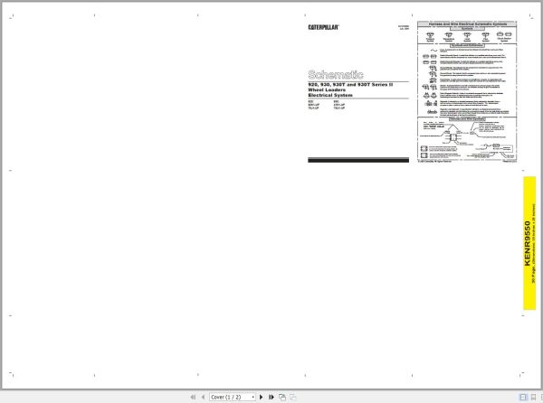 Caterpillar Wheel Loader 930 Operators Service Manual Schematics 3