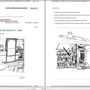 Caterpillar Wheel Loader 938H MCC Maintenance Disassembly Assembly Manual Schematics 1