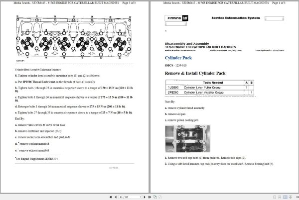 Caterpillar Wheel Loader 950F 7ZF Operators Service Manual Schematics 2