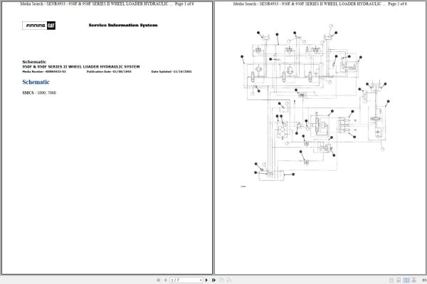 Caterpillar Wheel Loader 950F II 8TK Operators Service Manual Schematics 5