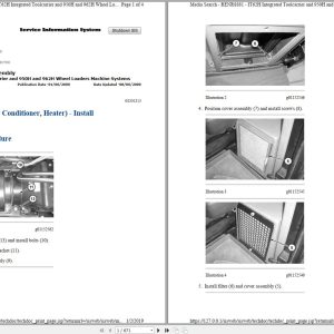 Caterpillar Wheel Loader 950H JAD Operators Service Manual Schematics 1