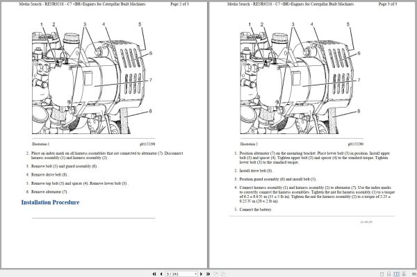 Caterpillar Wheel Loader 950H JAD Operators Service Manual Schematics 2