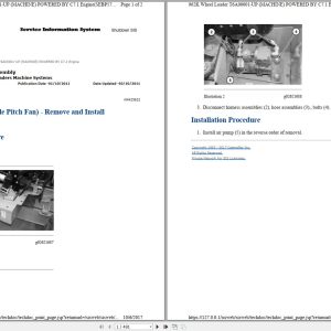 Caterpillar Wheel Loader 962K T6A Disassembly Assembly Manual Schematics 1