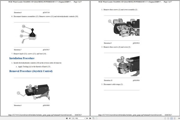 Caterpillar Wheel Loader 962K T6A Disassembly Assembly Manual Schematics 2