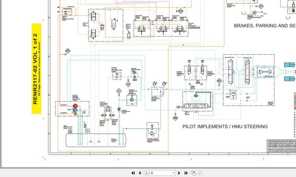 Caterpillar Wheel Loader 966G 3SW Operators Service Manual Schematics 5