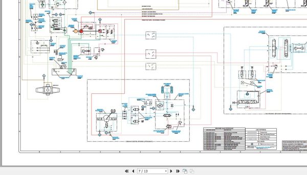 Caterpillar Wheel Loader 966H TAL Operators Service Manual Schematics 5