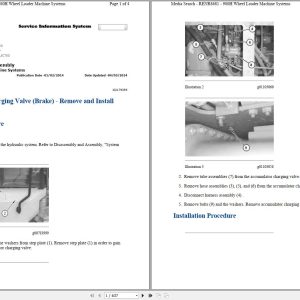 Caterpillar Wheel Loader 980H JMS Operators Service Manual Schematics 1