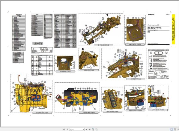 Caterpillar Wheel Loader 980K GTZ Operators Service Manual Schematics 3