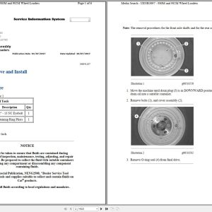 Caterpillar Wheel Loader 980M KRS Operators Service Manual Schematics 1