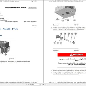 Caterpillar Wheel Loader 988H A7A Operators Service Manual Schematics 1