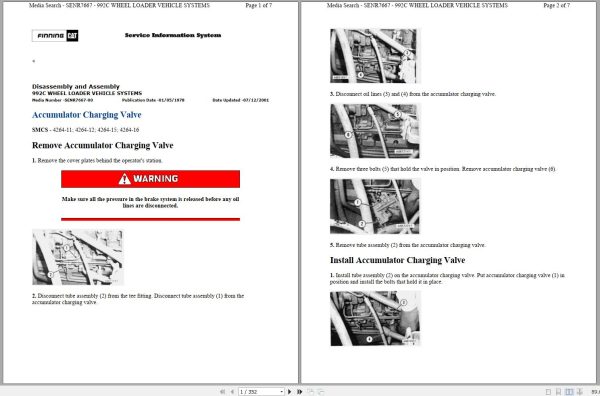 Caterpillar Wheel Loader 992C 42X Operators Service Manual Electrical Schematics 1