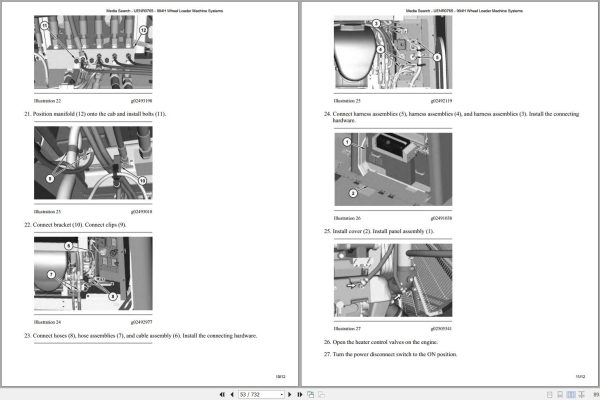 Caterpillar Wheel Loader 994H DWC Operators Service Manual Schematics 2