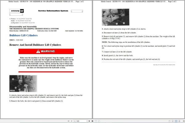 Caterpillar Wheel Skidder 508 2HD Operators Service Manual 1