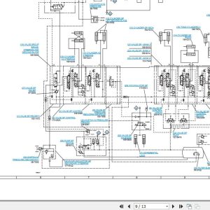 Caterpillar Wheel Skidder 525B 3KZ Operators Service Manual Schematics 5
