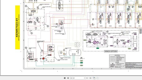 Caterpillar Wheel Skidder 525D GKP Operators Service Manual Schematics 5