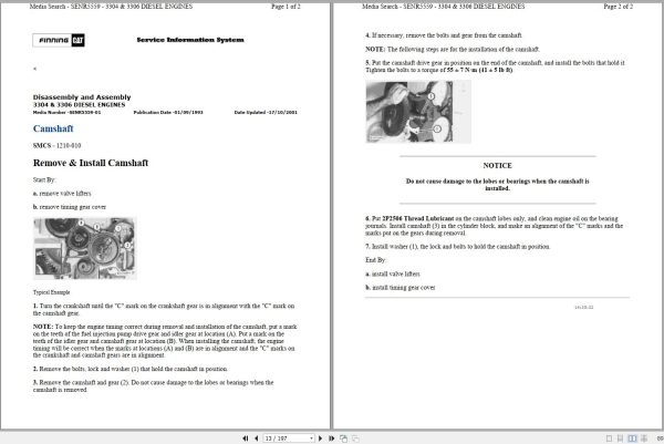 Caterpillar Wheel Skidder 528 96C Operators Service Manual Schematics 2