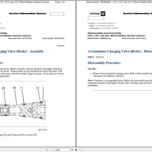 Caterpillar Wheel Skidder 545C 545 Operators Service Manual Schematics 1