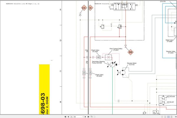 Caterpillar Wheel Tractor Scraper 615C II 9XG Operators Service Manual Schematics 5